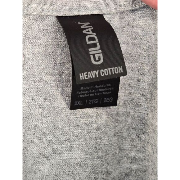 'Do Not Pet' Alaska Moose Tee Unisex Gray 2XL Heavy Cotton Gildan - Picture 3 of 4